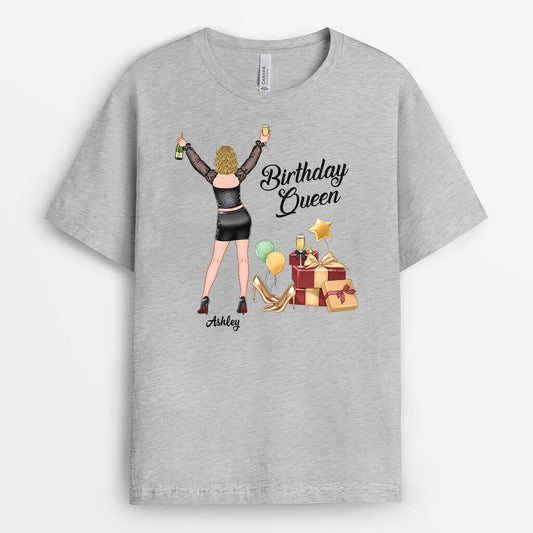 Custom Birthday Queen And Crew Tee Shirt Personalized 50th