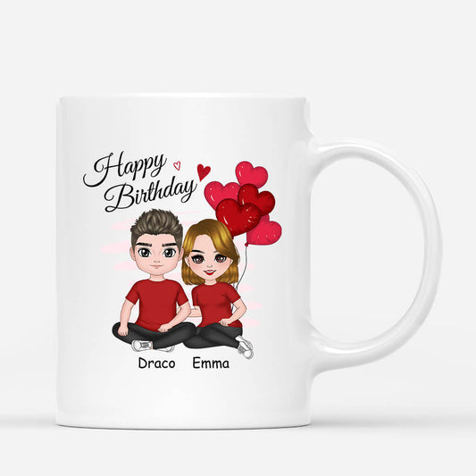1058MUK1 Personalised Mugs Gifts Birthday Couple Husband Boyfriend