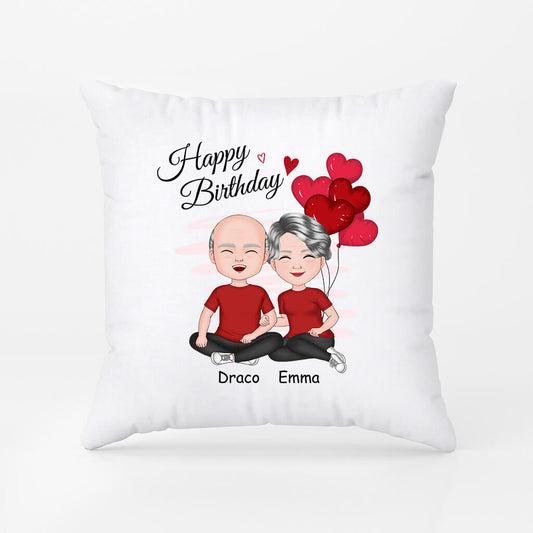1058PUK1 Personalised Pillows Gifts Birthday Couple Husband Boyfriend