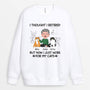 1060WUK2 Personalised Sweatshirt Gifts Retired Cat Cat Lovers