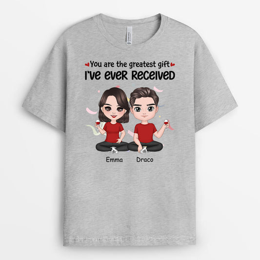 1061AUK1 Personalised T shirts Gifts Gift Couple