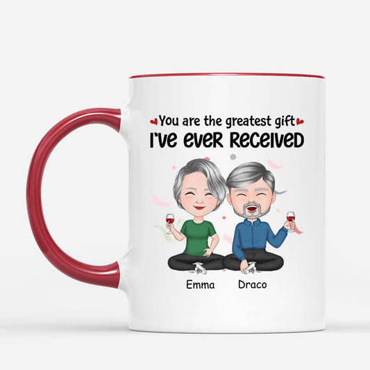 1061MUK2 Personalised Mugs Gifts Gift Couple