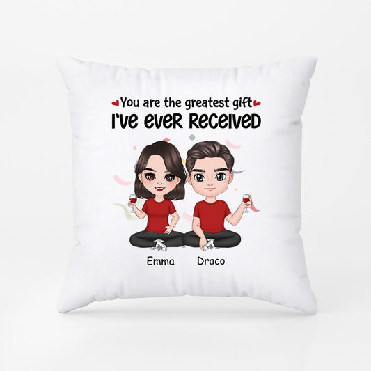 1061PUK1 Personalised Pillows Gifts Gift Couple