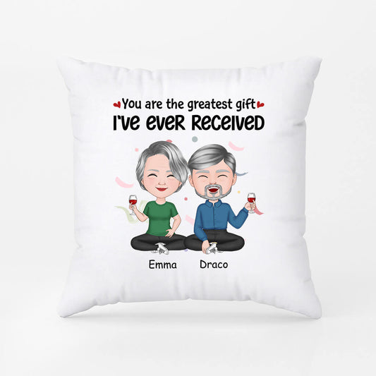 1061PUK2 Personalised Pillows Gifts Gift Couple