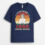 1063AUK1 Personalised T Shirts Gifts Vintage Birthday Her