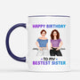 1068MUK2 Personalised Mugs Gifts Birthday Sister