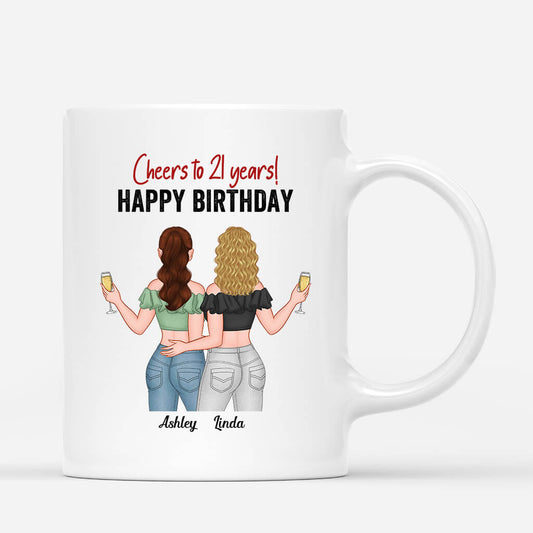 1070MUK1 Personalised Mugs Gifts Cheers Birthday Her