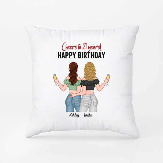 1070MUK1 Personalised Pillows Gifts Cheers Birthday Her