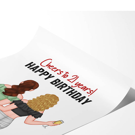 1070SUK2 Personalised Poster Gifts Cheers Birthday Her