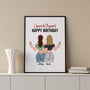 1070SUK3 Personalised Poster Gifts Cheers Birthday Her