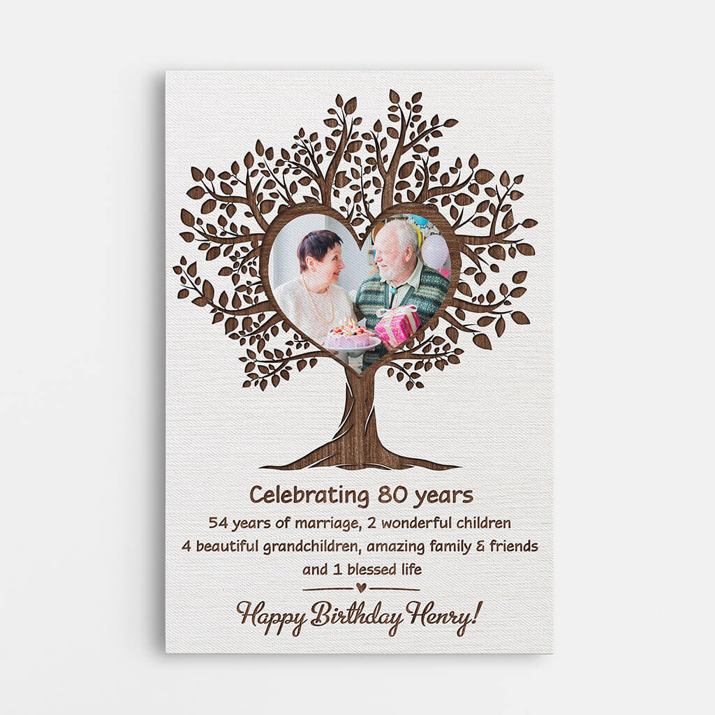 1073CUK1 Personalised Canvas Gifts Birthday Husband Boyfriend