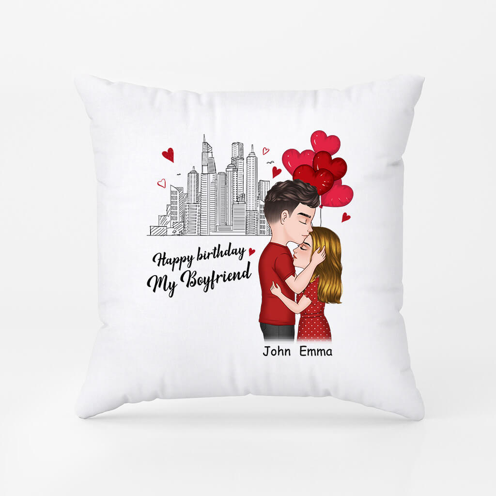 Personalised cushions with outlet text