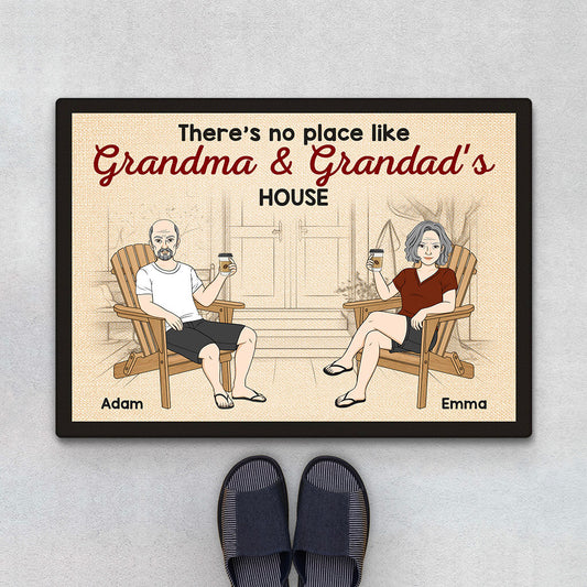 1076CUK1 Personalised Canvas Gifts House Grandparents