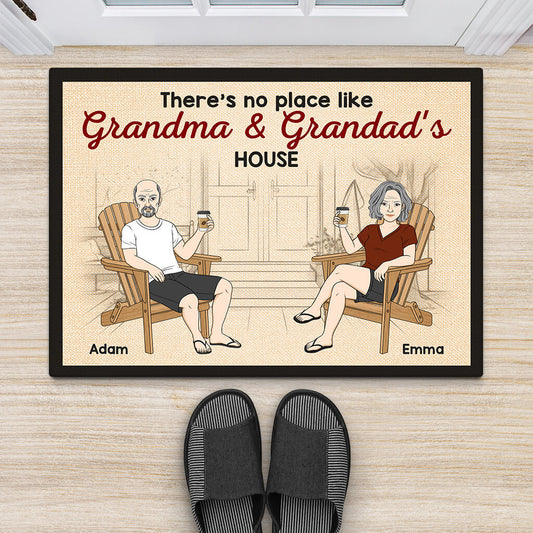 1076CUK2 Personalised Canvas Gifts House Grandparents