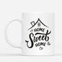 1077MUK3 Personalised Mugs Gifts Home Sweet Husband Wife Couple