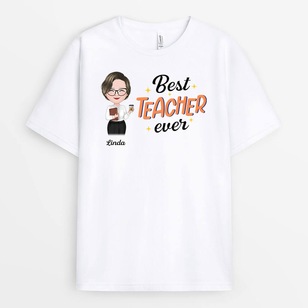 1082AUK2 Personalised T Shirts Gifts Teacher Teachers