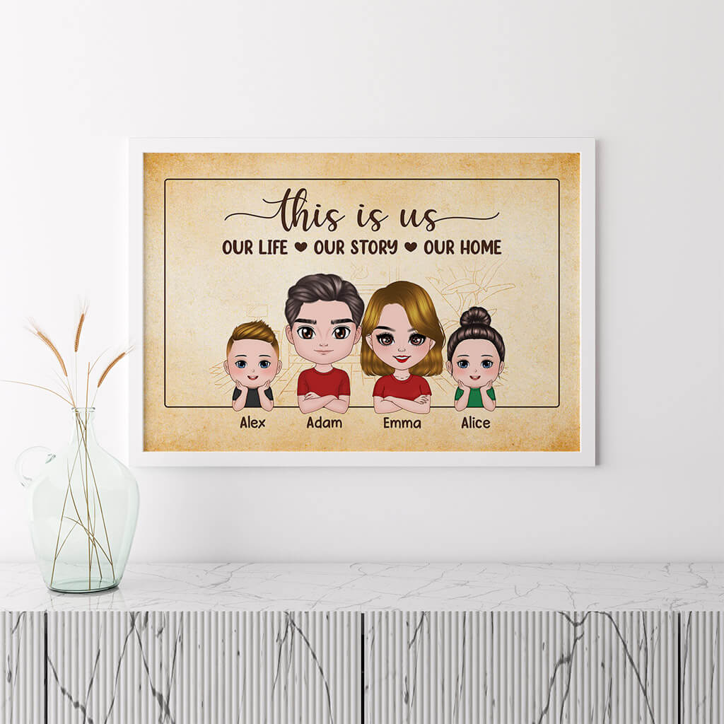 1083SUK3 Personalised Posters Gifts Home Family