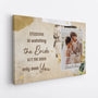 1088CUK2 Personalised Canvas Gifts Couple Wedding Bride Groom