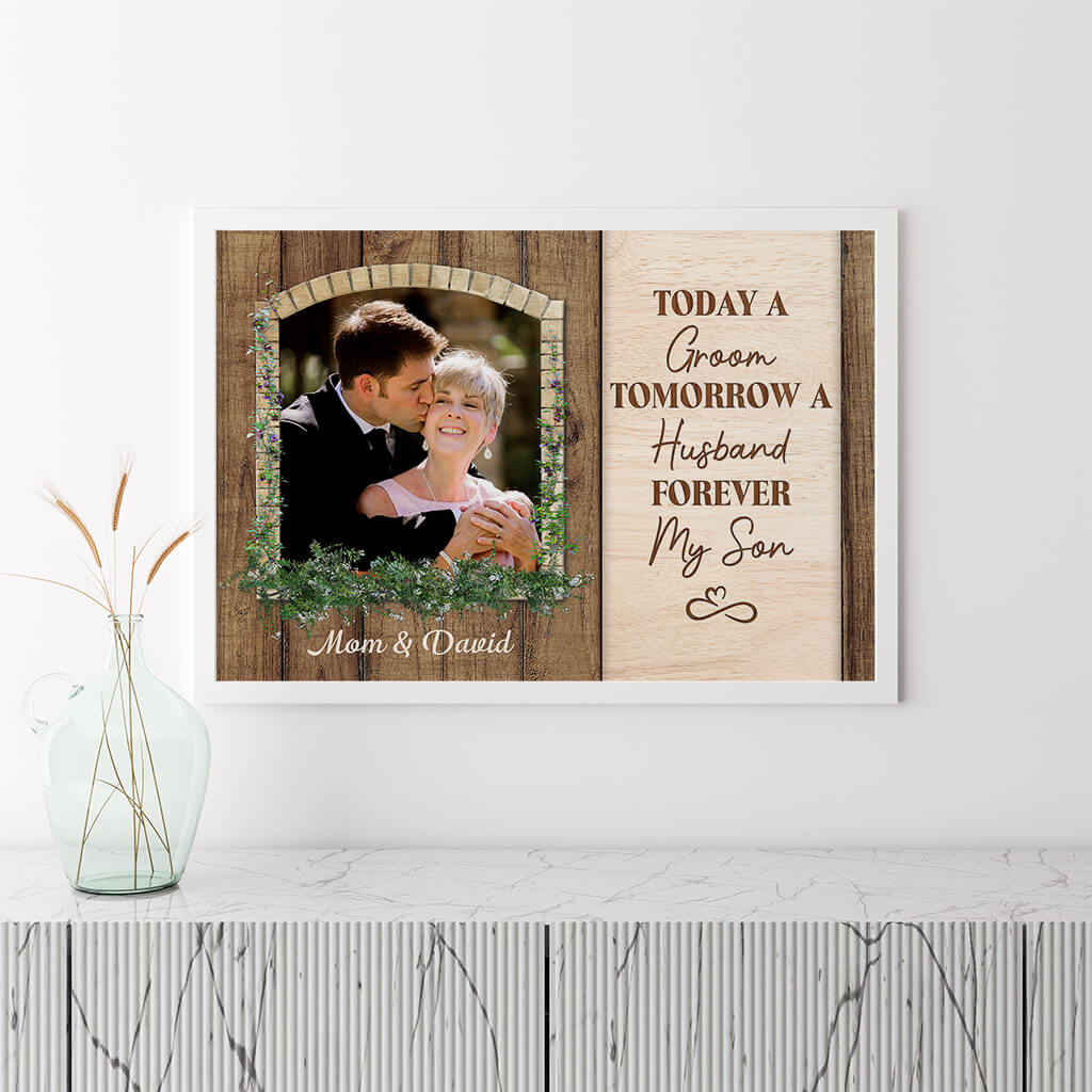 1090SUK3 Personalised Posters Gifts Wedding Mother Groom