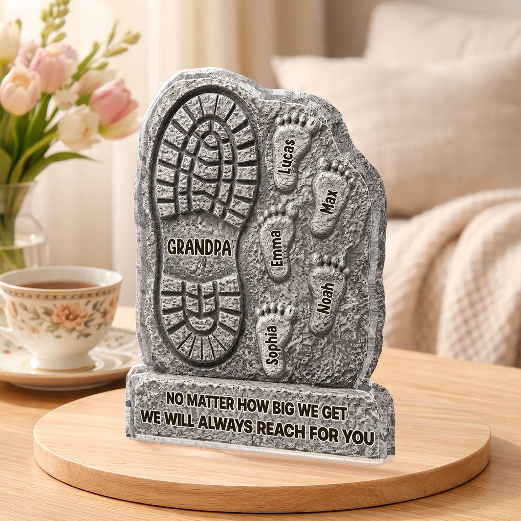 [3D Printing Effect] Footprints Custom Shaped Acrylic Plaque - Persona ...