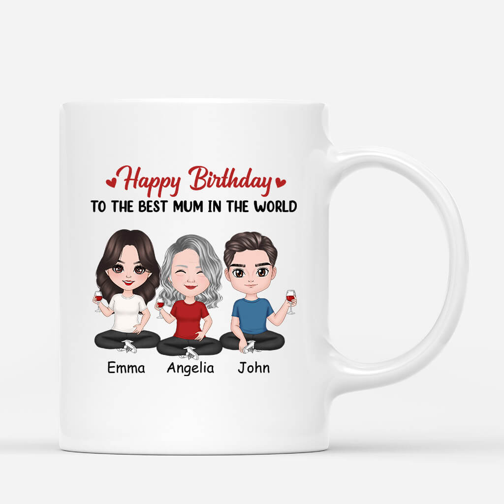 1095MUK1 Personalised Mugs Gifts Birthday Mum Grandma