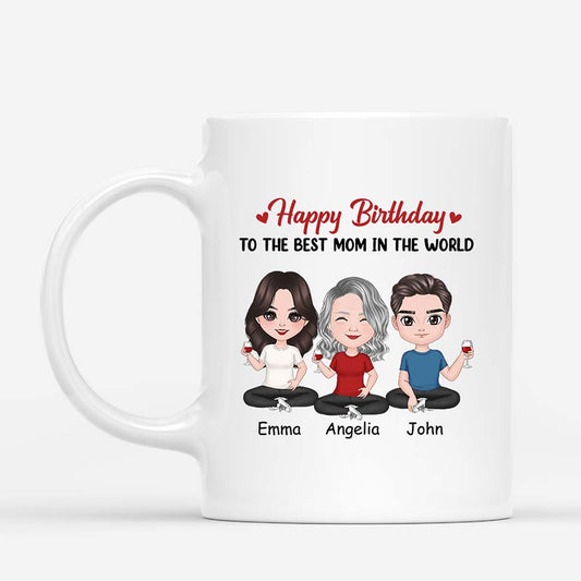 1095MUS1 Personalized Mugs Gifts Birthday Mom Grandma