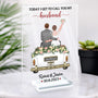 1104RUS2 personalized acrylic plaques wedding gifts for groom from wife 1104R6Q5G