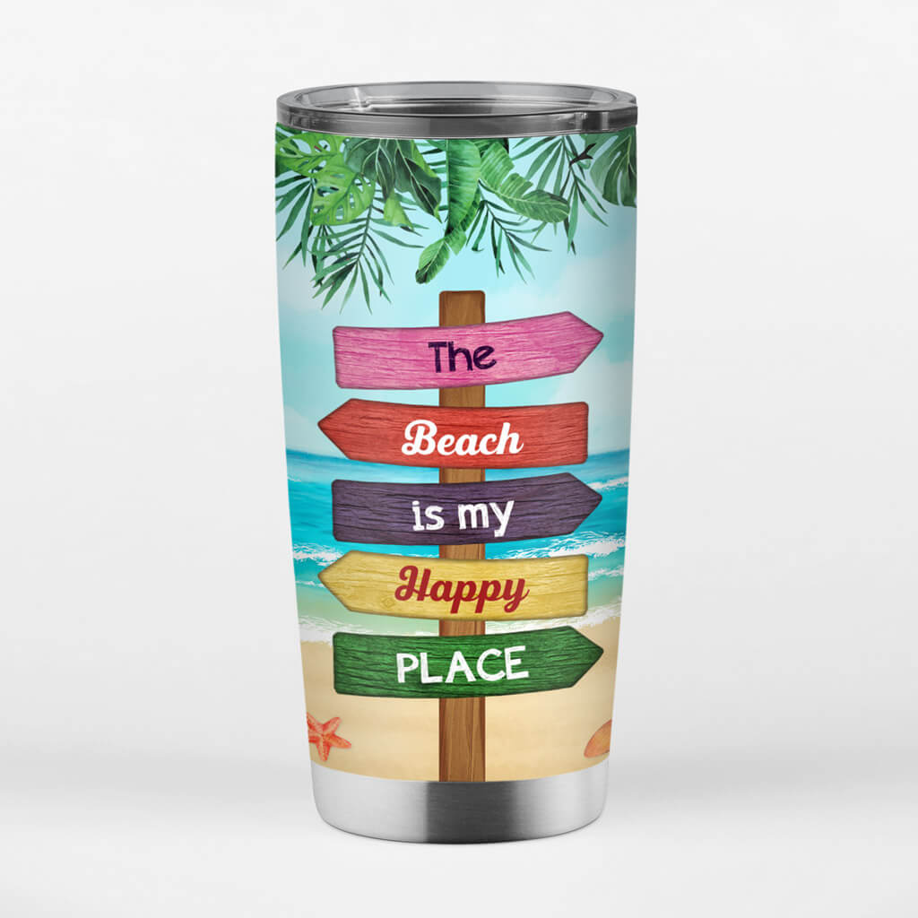 1106TUK3 Personalised Tumblers Gifts Beach Friends