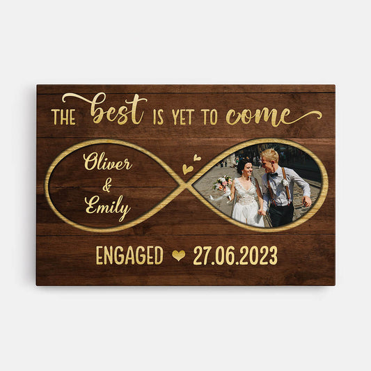 1108CUK1 Personalised Canvas Gifts Wedding Couple