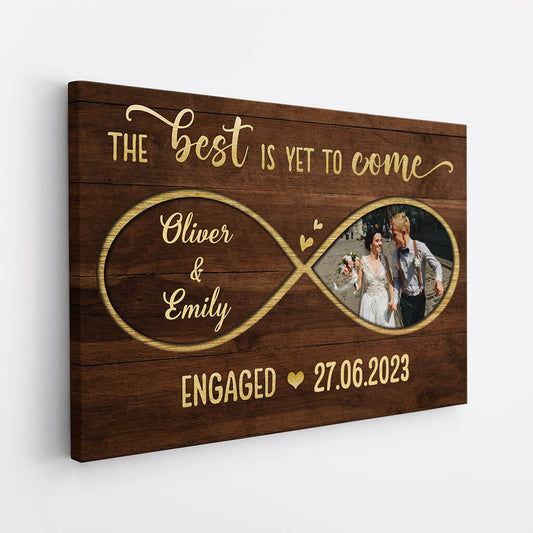 1108CUK2 Personalised Canvas Gifts Wedding Couple
