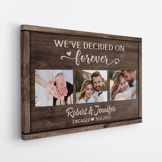 1113CUK2 Personalized Canvas Gifts Decided Forever Couple Copy