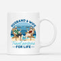 1116MUK1 Personalised Mugs Gifts Beach Travel Husband Wife Couple