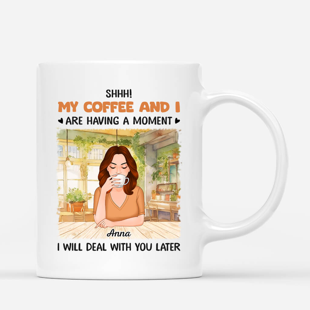 1118MUK1 Personalised Mug CoffeAndI Her