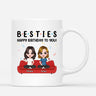 Personalised Happy Birthday To Bestie Mug - Personal Chic