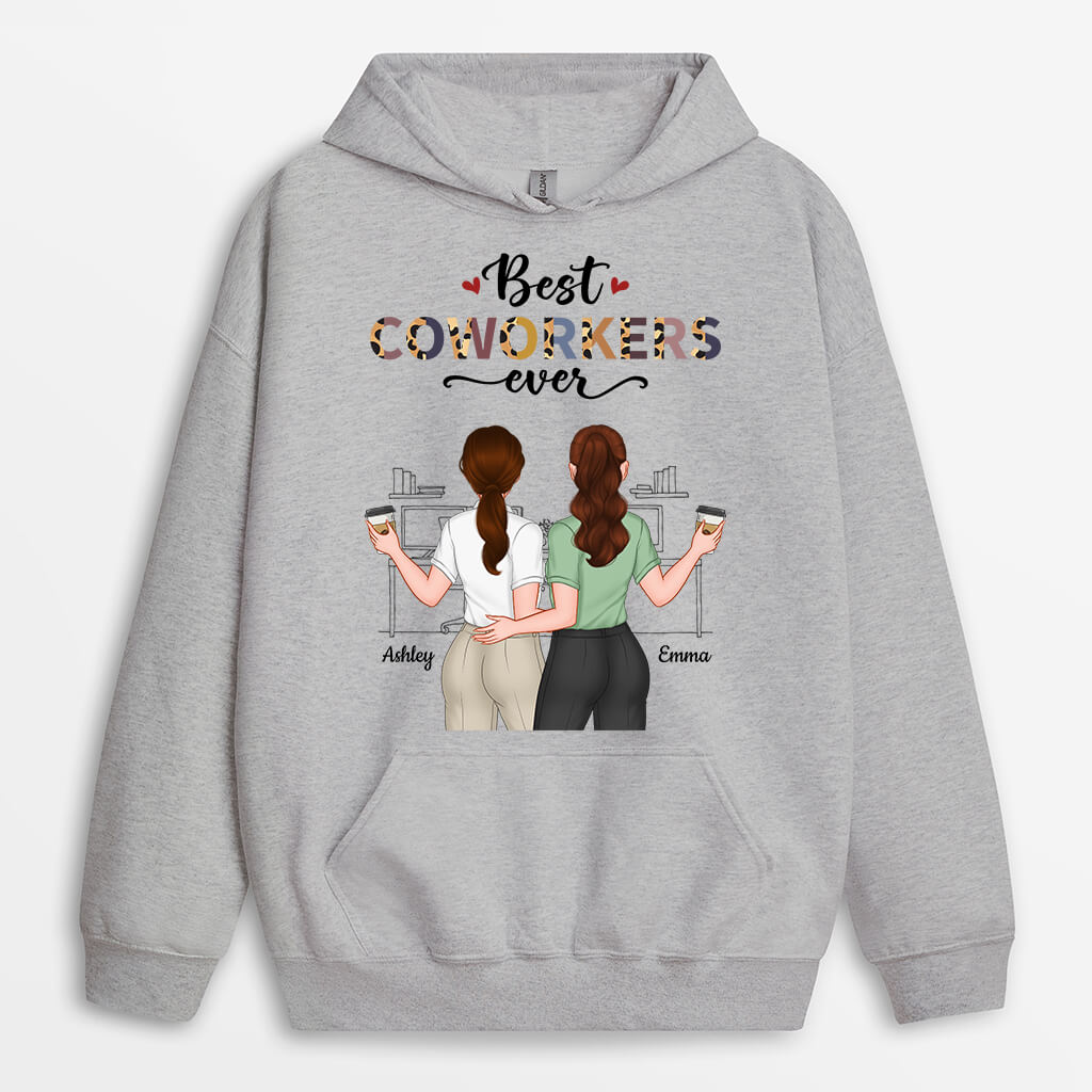 1121HUK1 Personalised Hoodie Gift Coworker