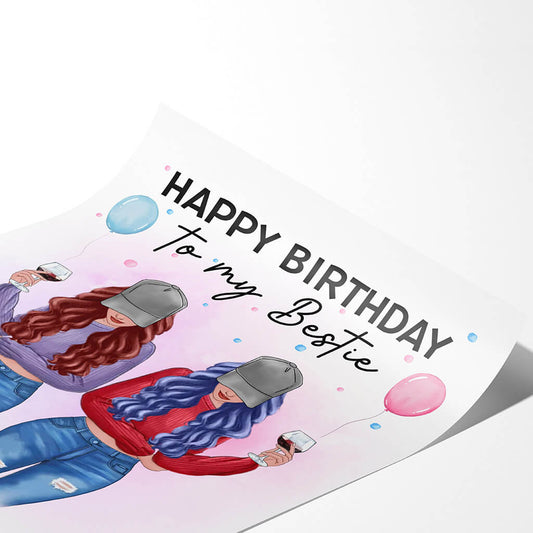 1127SUK2 Personalised Poster Gifts Birthday BestFriend