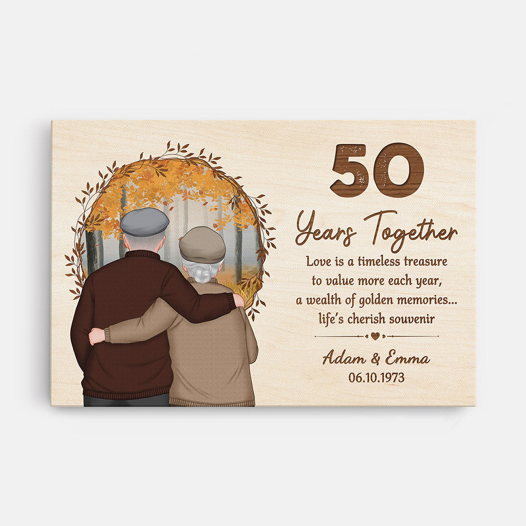 Buy 60th Anniversary Gift for Parents, Grandparents, Personalized 60 Years  Married Then and Now Photos, Print or Canvas Sign Online in India - Etsy