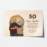 Personalised Celebrating 50 Years Together Poster - Personal Chic
