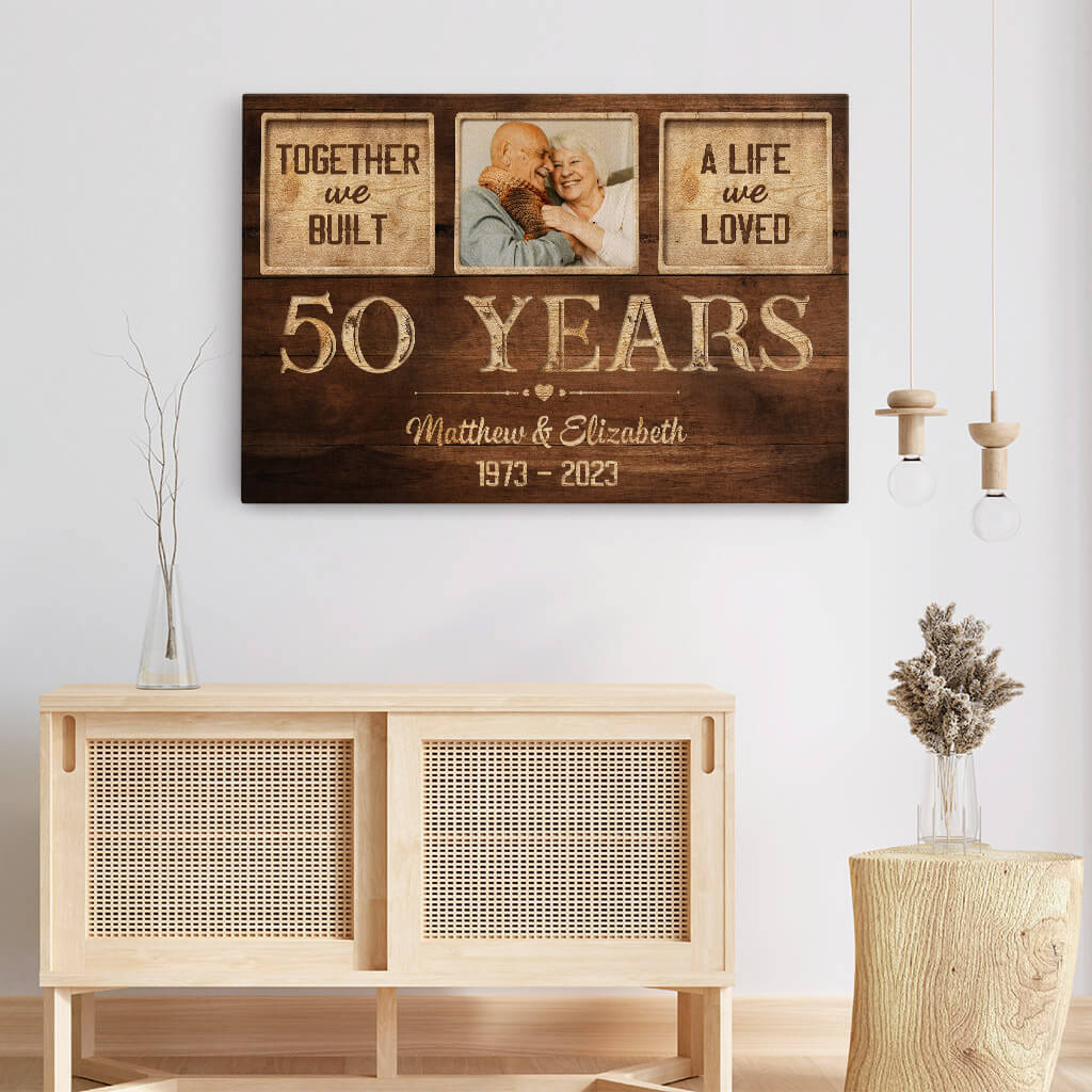 1131CUK3 Personalized Canvas Gifts Anniversary Couples