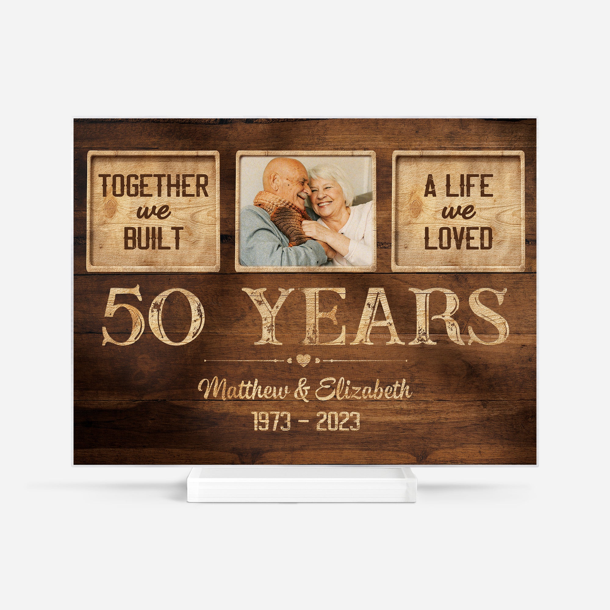 1131RUS1 custom photo acrylic plaque_ anniversary gifts for couples 1131R6M5G