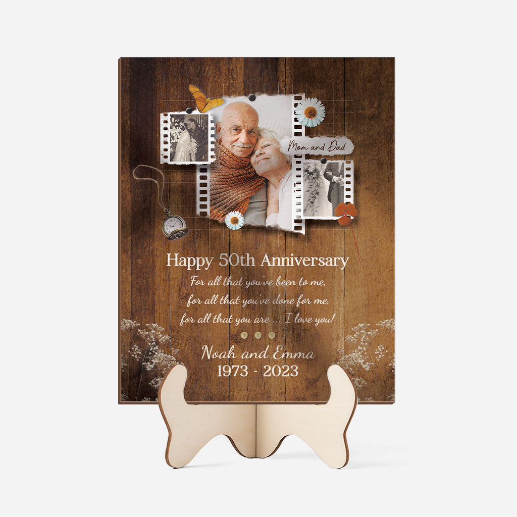 1132QUS1 personalized 50th anniversary gifts wooden anniversary plaques 1132Q8M0G