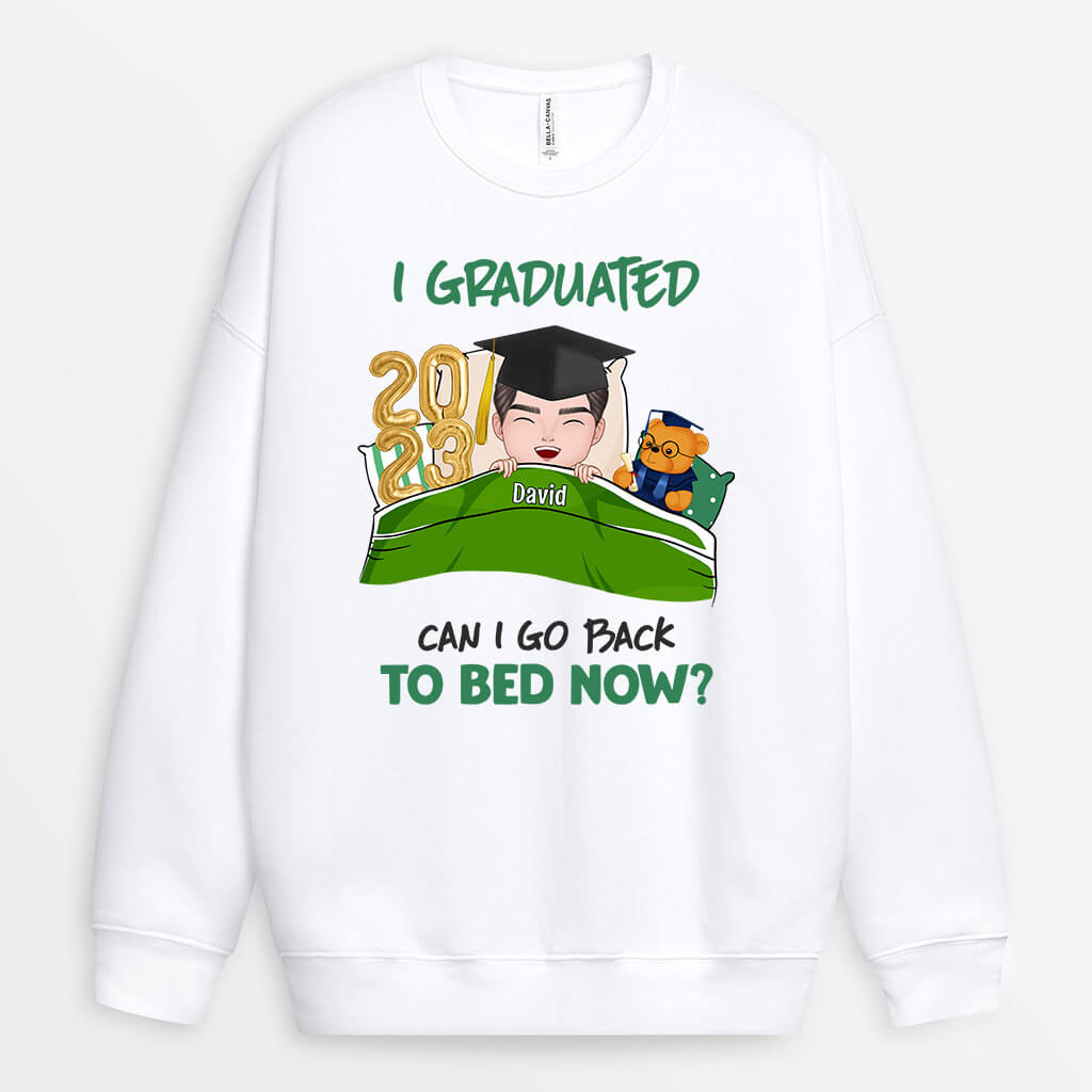 1134WUK1 Personalised Sweatshirt Gifts Graduation Friends