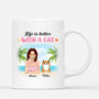 1135MUK1 Persnalised Mug Gifts SummerLife CatLovers