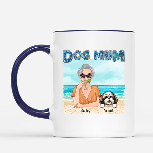 1136MUK2 Personalised Mug Gifts DogMumTraveling DogLovers