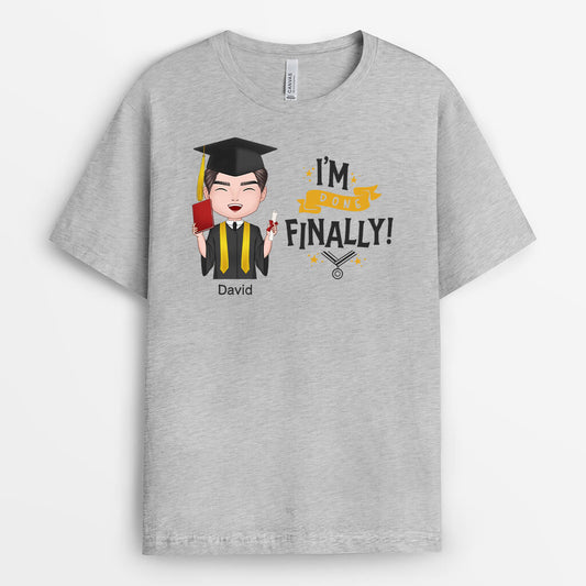 1137AUK1 Personalised T Shirt Gifts Graduation Graduates