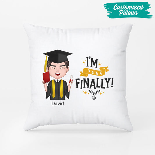 1137PUK2 Personalised Pillow Gifts Graduation Graduates