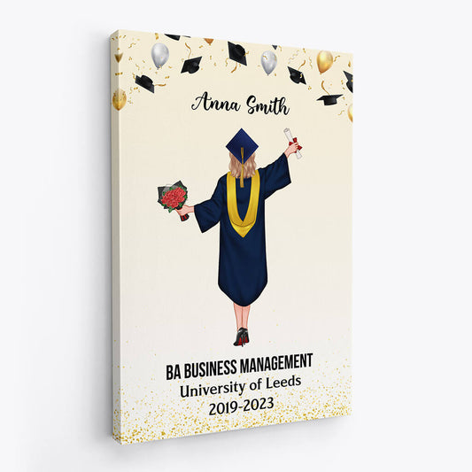 1142CUK2 Personalised Canvas Gifts Her Graduation