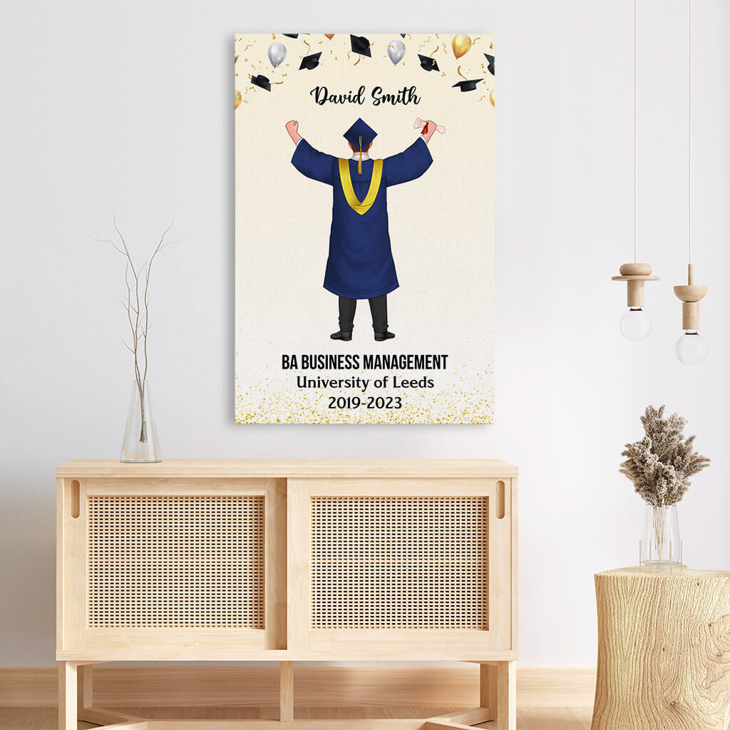1142CUK3 Personalised Canvas Gifts Her Graduation