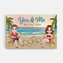 1143CUK1 Personalised Canvas Gifts Holiday Couples