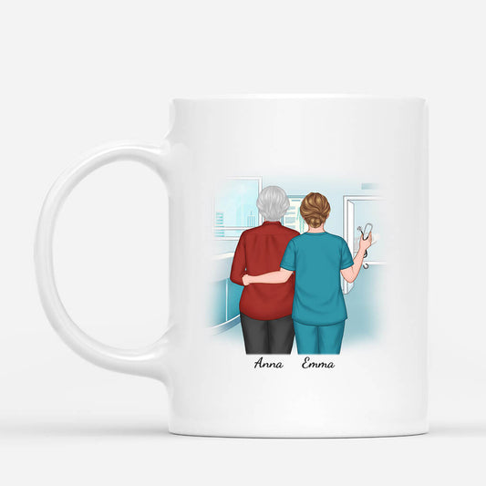 1151MUK2 Personalised Mugs Gifts Favorite Nurse Mum